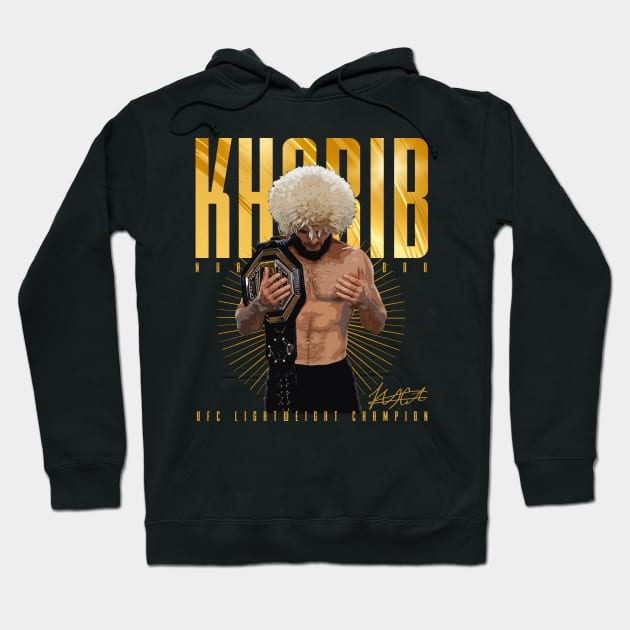 Khabib Nurmagomedov Hoodie by Juantamad